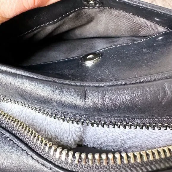 Rebecca Minkoff's M.A.B. Camera Black Leather Crossbody Purse Bag - Picture 9 of 16